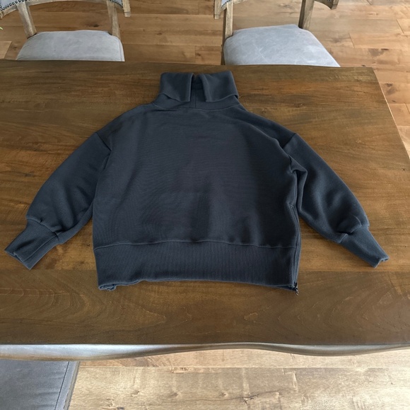 Varley Women's Black Milton Cowl-Neck Pullover Sweatshirt Sweater Size Small - Picture 4 of 13
